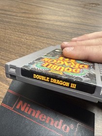 Double Dragon 3 III The Sacred Stones Nintendo NES Cart With Sleeve