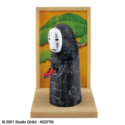 Crystal Puzzle Spirited Away No-Face [3D Puzzle], 44 Pieces, Ages 7 and Up