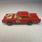 Matchbox Superfast No. 55 or 73 Mercury Fire Chief Car Lesney Transitional