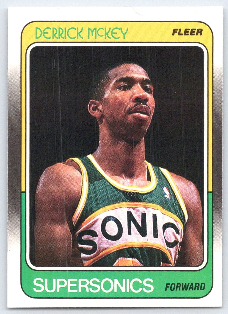 1988-89 Fleer #109 Derrick McKey Seattle SuperSonics