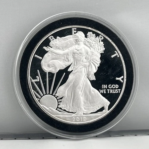 2019-W $1 American Silver Eagle 1 oz Fine .999 Sealed In Capsule Proof Coin