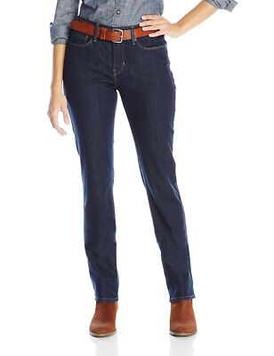 Levi's Women's 525 Perfect Waist Straight Jeans Dark Blue Price