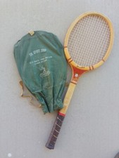 Bancroft Newport Vintage Wood Racket, Grip 4 3/8"