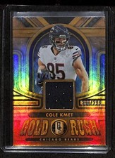 2023 Panini Gold Standard Gold Rush Patch #GR-CK Cole Kmet /299