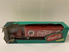 Vintage Coca-Cola 1996 Die-Cast Metal Bank Ford Truck Semi