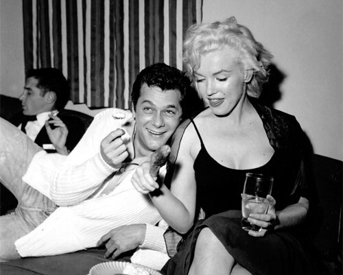 Tony Curtis and Marilyn Monroe Photo