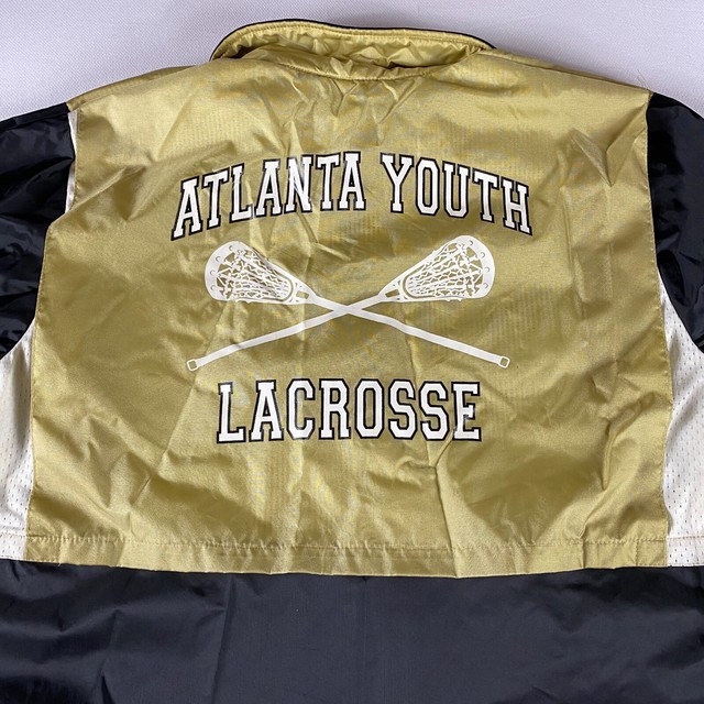 Atlanta Youth Lacrosse Windbreaker Jacket Mens L/XL VTG Mesh Lined
