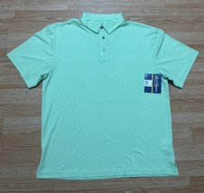 Ben Hogan Performance Men's Mini Gingham Print Golf Polo Shirt, Size L 42-44 