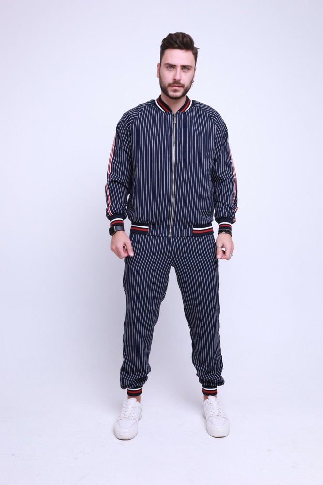 Men's Tartan Tracksuit Set in S M L XL 2XL Sizes