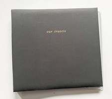 Travel Scrapbook Album, Travel Photo Album, 12 by 12 Blank Scrapbook