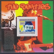 Timbres The Beatles - Feuillet de timbres neufs ** de