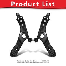 4Pcs Front Lower Control Arms With Sway Bar For 2010-2013 Hyundai Tucson Kia Sportage