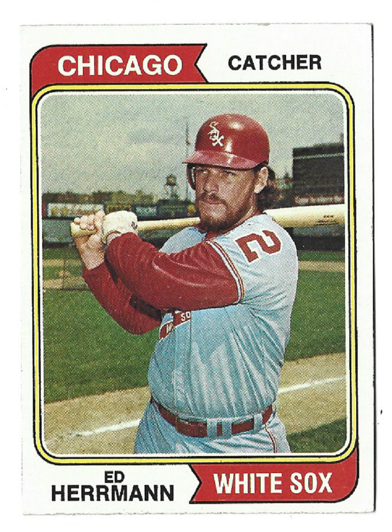 ED HERRMANN 1974 Topps Baseball # 438 Chicago White Sox NM - MT | eBay