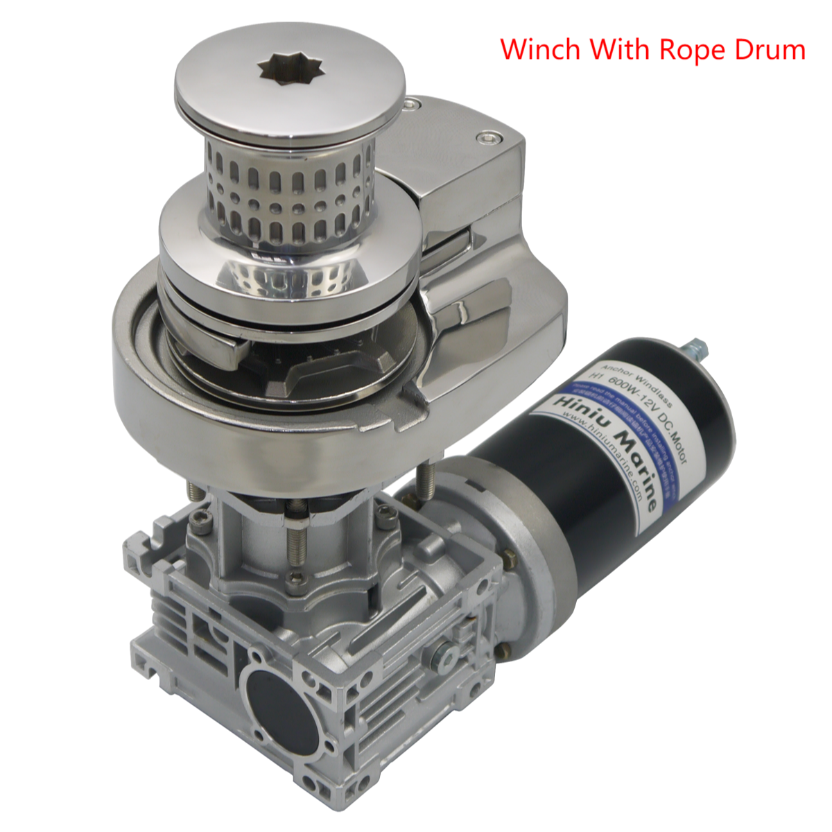 Treuil D'ancrage Vertical 12V Pour Bateau/yacht - Acier Inox 316L - 600W/900W/1000W