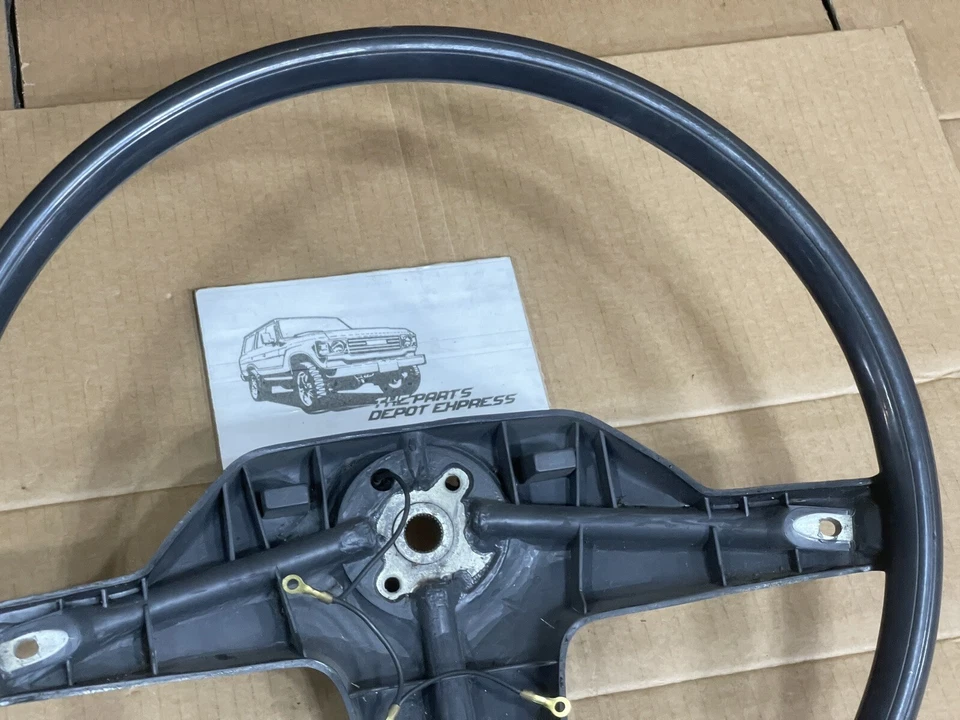 Volante gris genuino 1981-1987 Toyota Land Cruiser FJ60 HZJ60 LandCruiser Foto 3 de 4