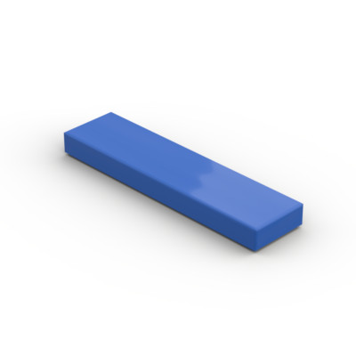 Lego 10x Platte Fliese 1x4 plate tile 2431 blau blue