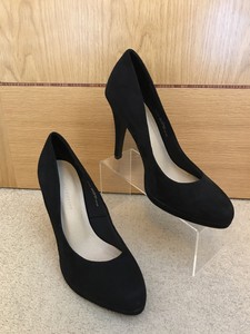 black platform court shoes uk