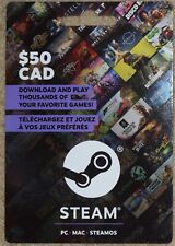 Steam $50.00 Physical Gift Card, Valve