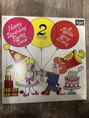 Galaxy Twin-pack Happy Birthday Party Time! / Kiddie Sing-Along 2LP33