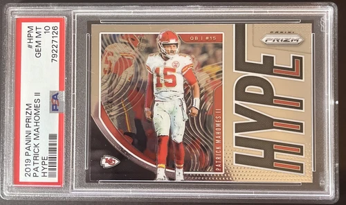 2019 Panini Prizm - Hype Patrick Mahomes II #H-PM PSA Gem MT 10