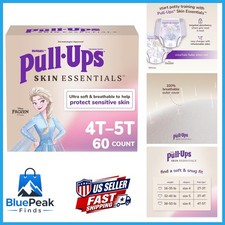 Pull-Ups Girls Skin Essentials Training Pants 4T-5T 60 Ct