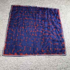 Vintage Vera Neumann 23  square scarf Signed EARLY Logo