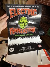 Electric Frankenstein  Poster 1998 Original Promo 13x 19 RARE