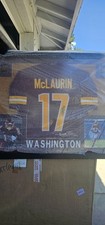 terry mclaurin Washinton Commanders Framed Custom Jersey Autographed