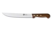 Coltello da arrosto con lama inox da 22 Cm manico legno Ausonia
