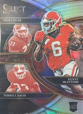 2023 PANINI SELECT DRAFT PICKS #18 KENNY MCINTOSH / NICK CHUBB / TERRELL DAVIS