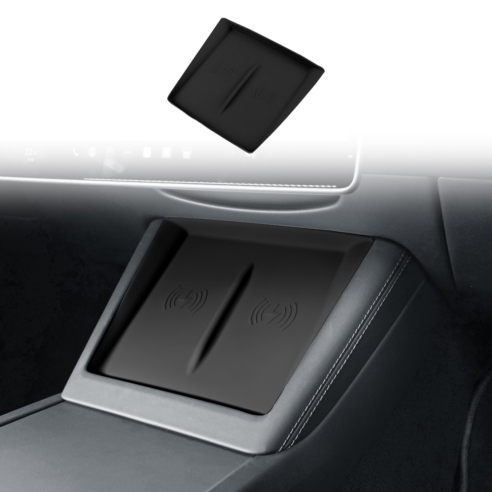 For Tesla Model Y 2025 Model 3 2024-2026 Center Wireless Charger Protection Pad