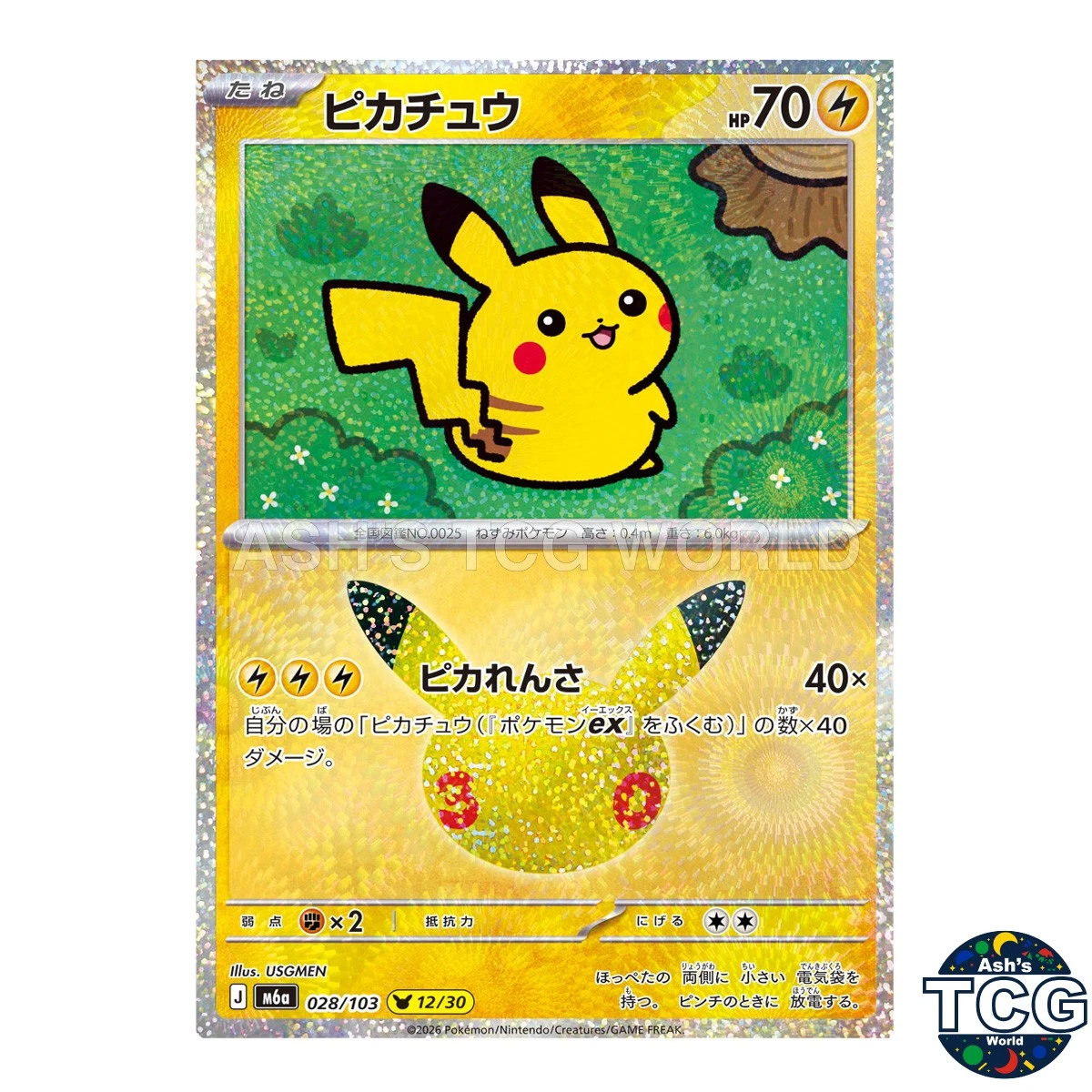 25+ Pikachu Pokémon TCG Nintendo Japanese Individual Collectible