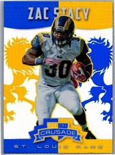 2014 Panini Rookies & Stars #45 Zac Stacy Crusade Blue