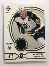 Joe Thornton 2003-04 Private Stock #145 GAME USED JERSEY PATCH BRUINS /900