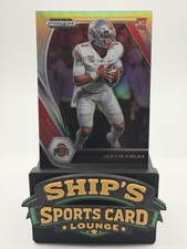 Justin Fields Rookie Silver 2021 Panini Prizm Collegiate #121