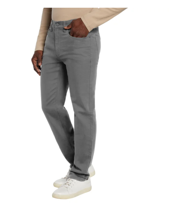 Banana Republic Men's 5 Pocket Pant Slim Fit Stretch Fabric Gray Size 38x32