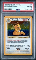 Dragonite 4/62 Fossil Holo Rare