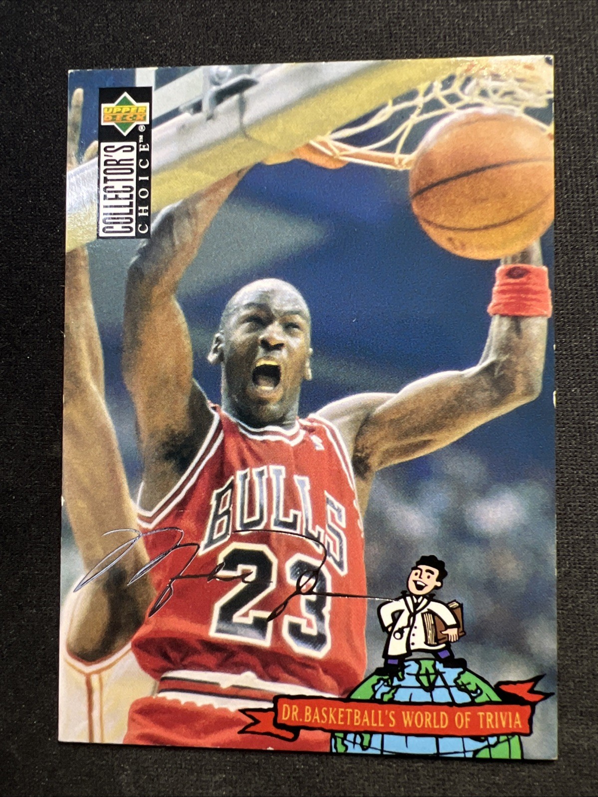 Michael Jordan #402 Chicago Bulls 1994-95 Collector's Choice Silver Signature