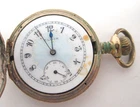 Antique 1909 Elgin Gorgeous Blue Fancy Dial Not Running Good Physical Condition