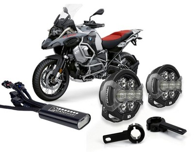 DENALI D7 Pro Lighting Bundle BMW R1250GS GSA RT RS Crash Bar LED Light Kit