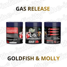 CZ AQUA KENTA GOLDFISH MOLLY FOOD GAS RELEASE SINKING PELLETS GINGER VITAMIN