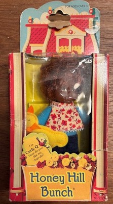 1976 Mattel #9713 Honey Hill Bunch 5'' African Amer doll - Curly Q with duck NRFB