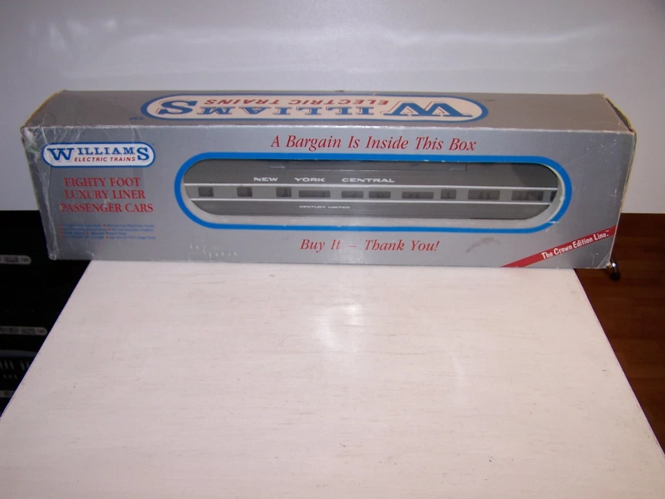 Lionel Williams K-Line Spur 0 Alu US Aussichtwagen NYC New York Central OVP - Bild 3 von 4