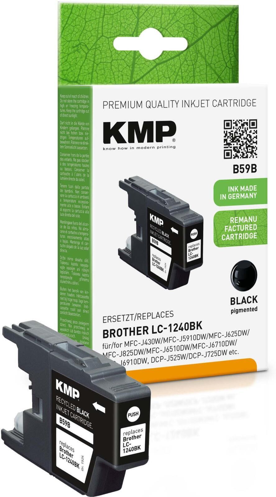 KMP Druckerpatrone B59B schwarz совместим с brother LC-1240BK 4590₽