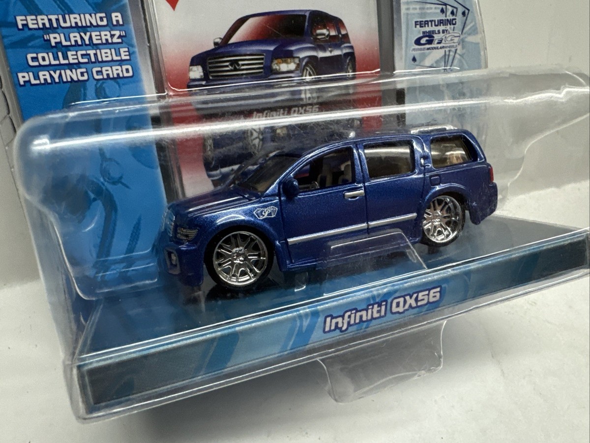 C6) 1/64 Maisto Playerz Luxury Collection Infiniti QX56 (blue