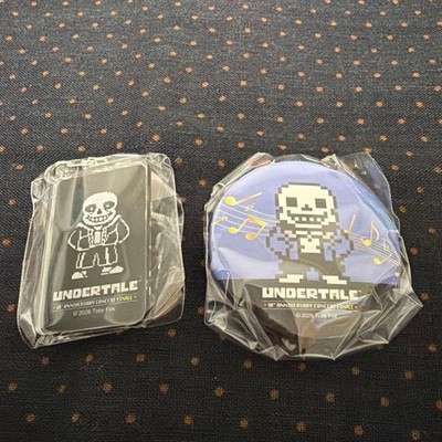 UNDERTALE 10th Anniversary Concert Acrylic Keychain & Badge Set Unopened from JP