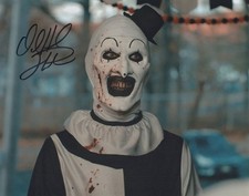 David Howard Thornton Art The Clown in Terrifier 2 Auto 8"x10" Signed Photo
