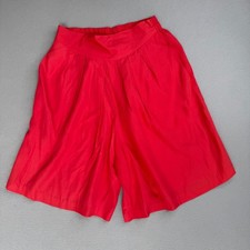 Vintage Made in USA 90s style Culotte Coral Sara Michelle Shorts Size Small