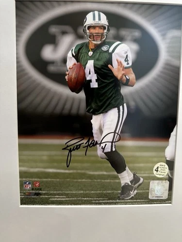 Brett Favre New York Jets Autographed Photo Football Authenticated