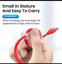 3 in 1 Retractable USB Charging Cable   Type C / Micro USB / iPhone Fast Chargin